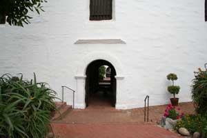 Church side entrance