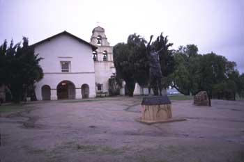 Mission Church and Statue