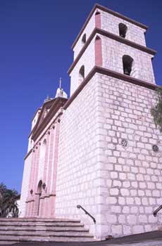 Front of church