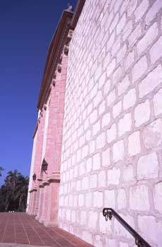 Front of church